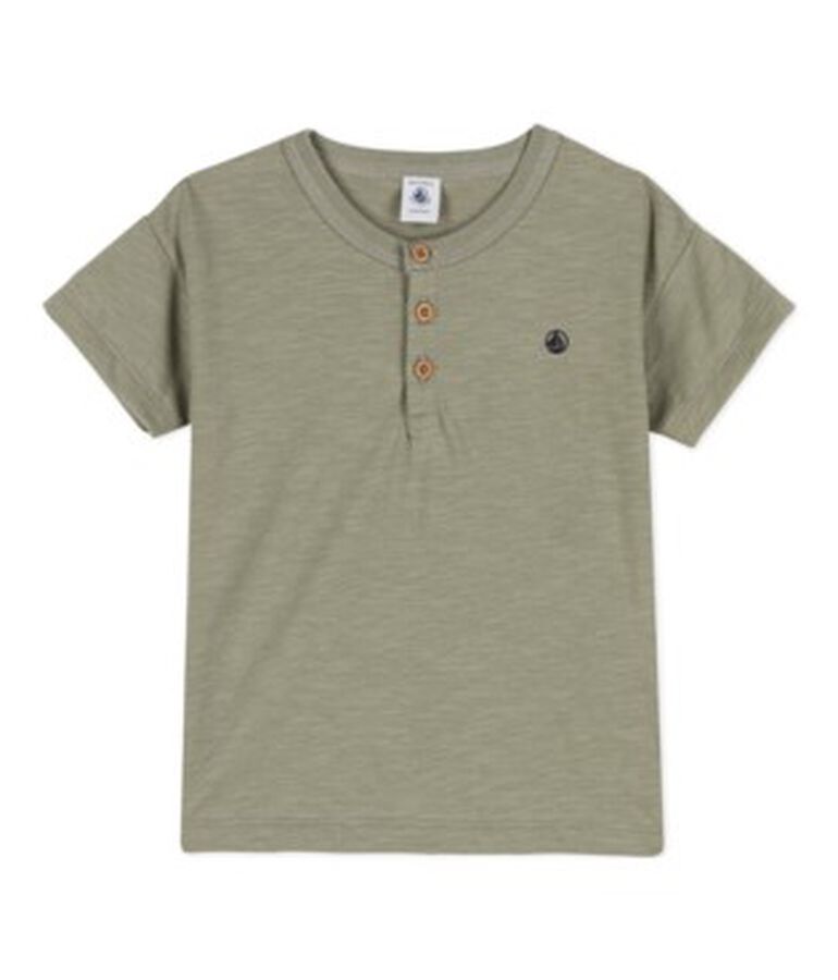 T-shirt  maniche corte in cotone bambino verde