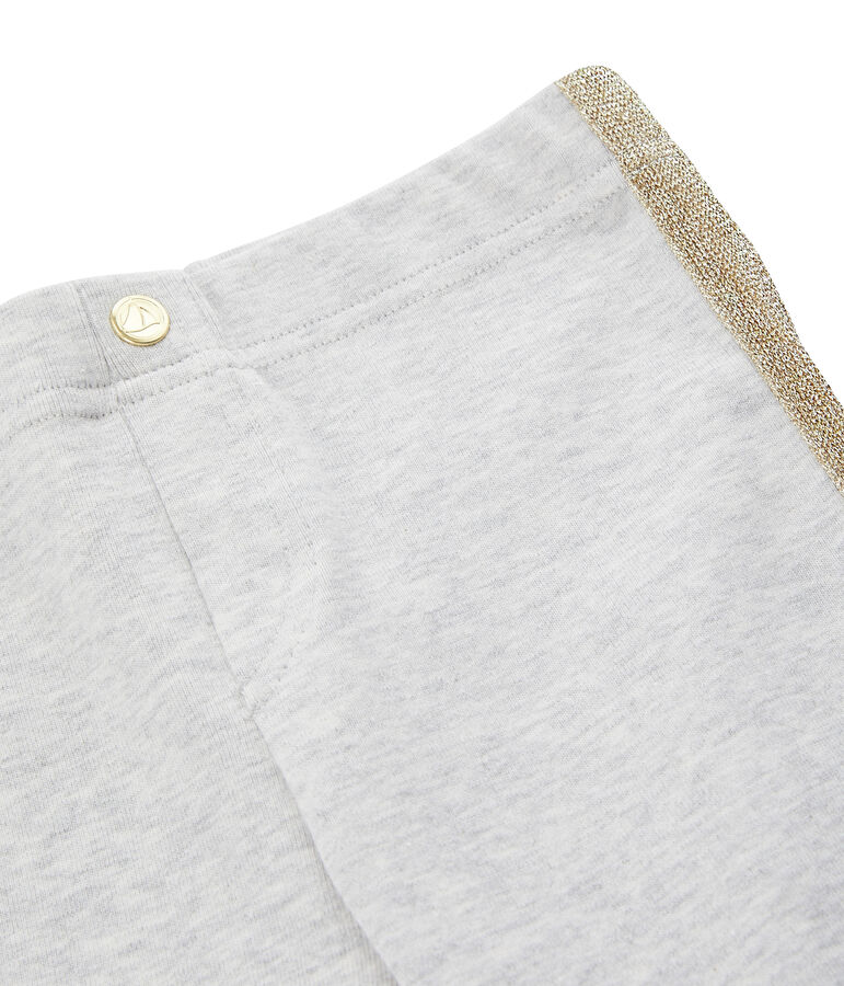 Pantalone in maglia bambina grigio BELUGA CHINE