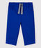 Pantaloni in tessuto serge bebè maschio blu SURF
