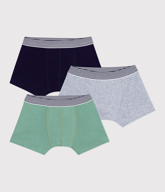 Set di boxer in cotone a tinta unita bambino variante 1