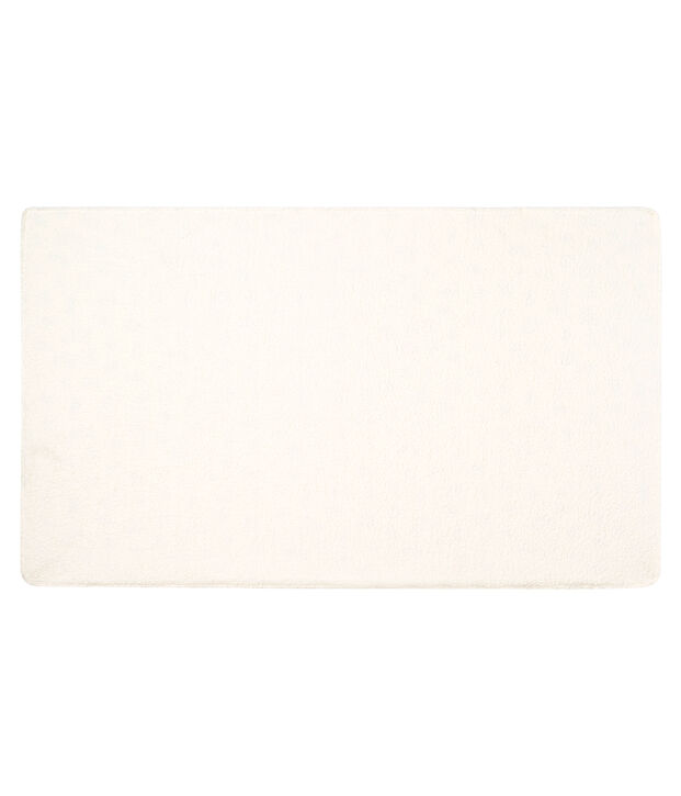 Coperta beb&egrave; a costine e sherpa bianco