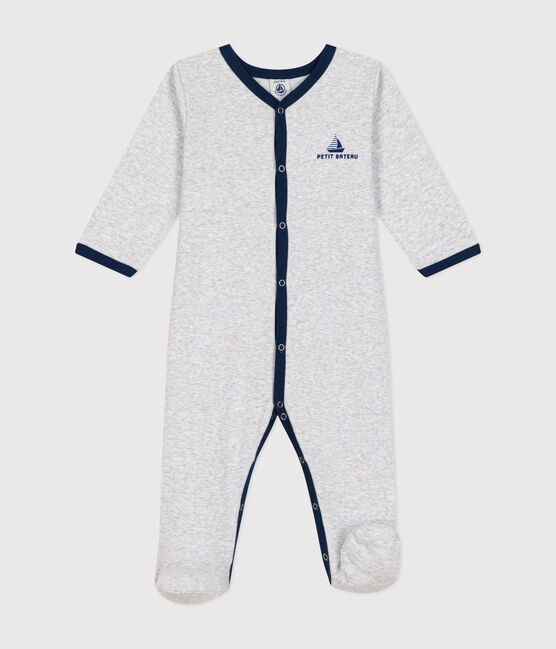 Dors bien en coton bébé grigio POUSSIERE CHINE