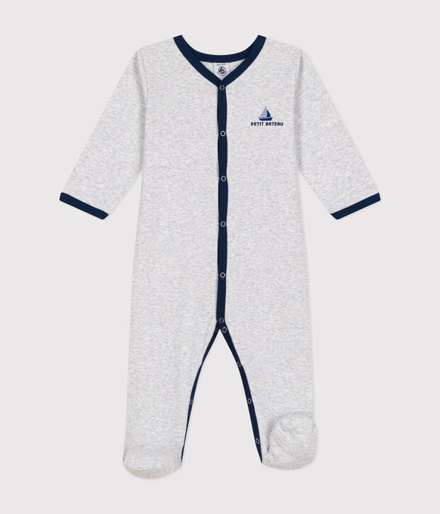 Dors bien en coton b&eacute;b&eacute; grigio