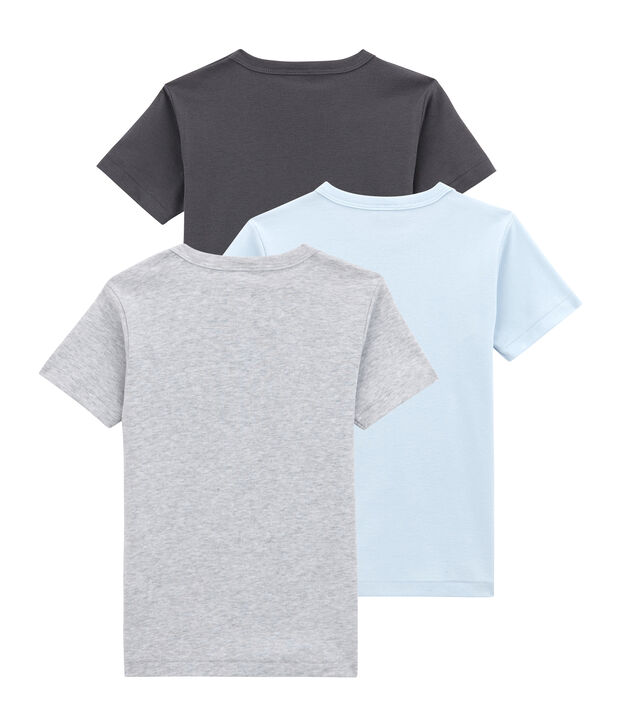 Lotto di 3 t-shirts a maniche corte per bambino multicolore