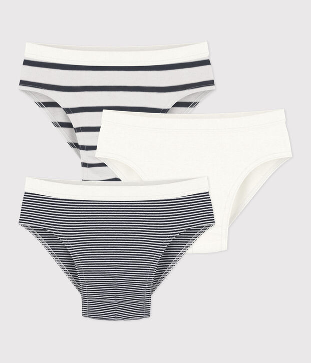Confezione da 3 slip a righe bambino multicolore