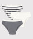 Confezione da 3 slip a righe bambino