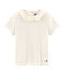 T-shirt a maniche corte bambina bianco MARSHMALLOW