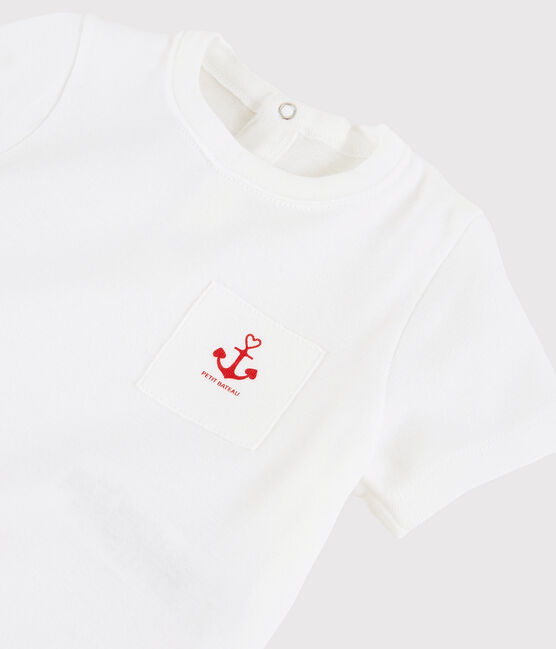 T-shirt bebè femmina bianco ECUME