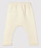 Pantaloni  per beb&egrave; in jersey spesso ecru