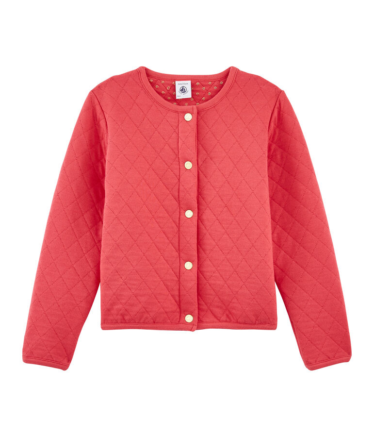 Cardigan bambina rosso