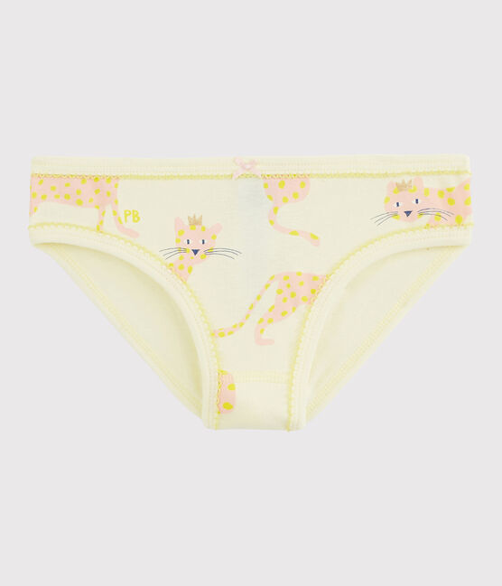La mutandina in cotone per bambina giallo CITRONEL