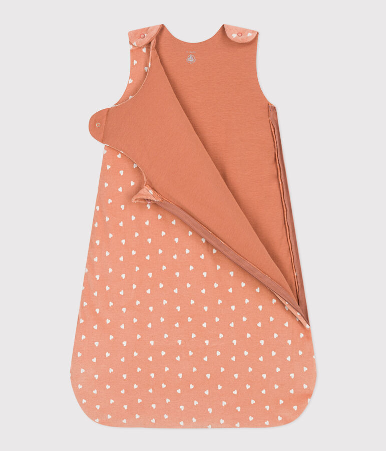 Sacco nanna in velluto TOG 2 rosa/bianco