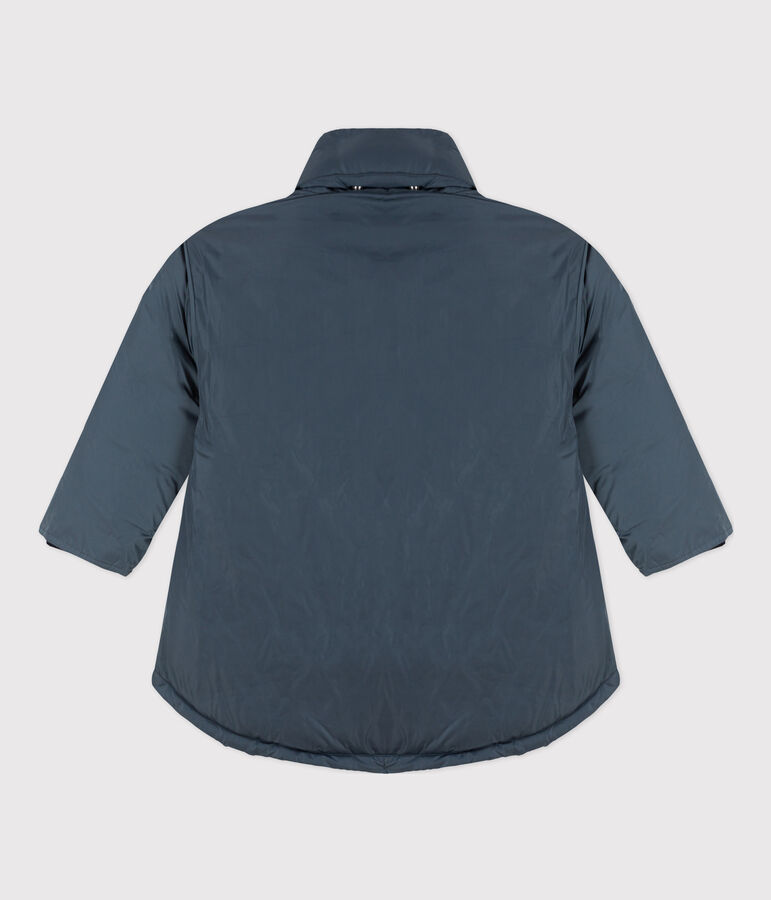 Piumino medio-lungo bambina grigio