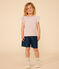 T-shirt bambina in cotone rosa SALINE