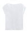 T-shirt manica corta in cotone Sea Island donna bianco ECUME