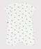 Tutina corta in cotone con animali stampati neonato bianco MARSHMALLOW/bianco MULTICO