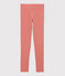 Jeggings bambina in jersey elasticizzato rosa PAPAYE