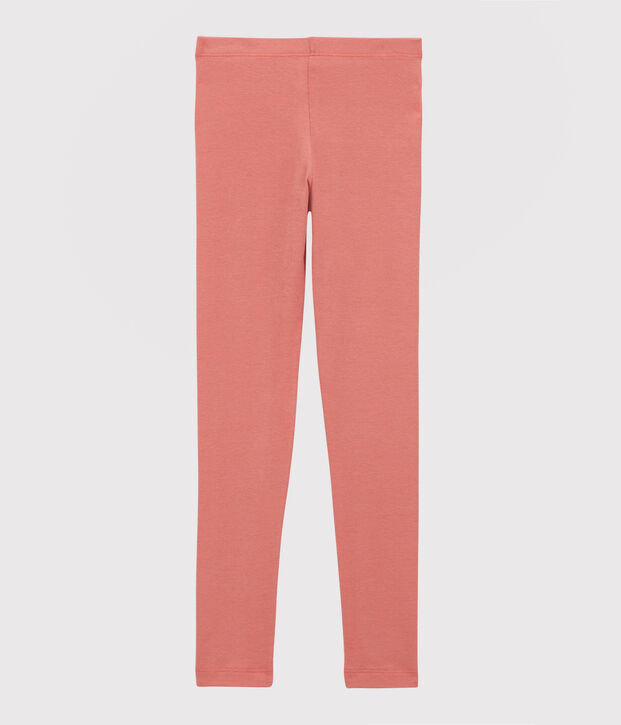 Jeggings bambina in jersey elasticizzato rosa