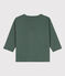 T-shirt maniche lunghe bebè in cotone verde VALLEE