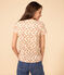 T-shirt LE DROIT girocollo in cotone Donna bianco AVALANCHE/ MULTICO