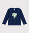 T-shirt a maniche lunghe in jersey sottile bambino blu MEDIEVAL