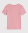 T-shirt L'Iconique in cotone tinta unita donna rosa CHARME