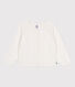 Cardigan in cotone a punto fantasia bambina