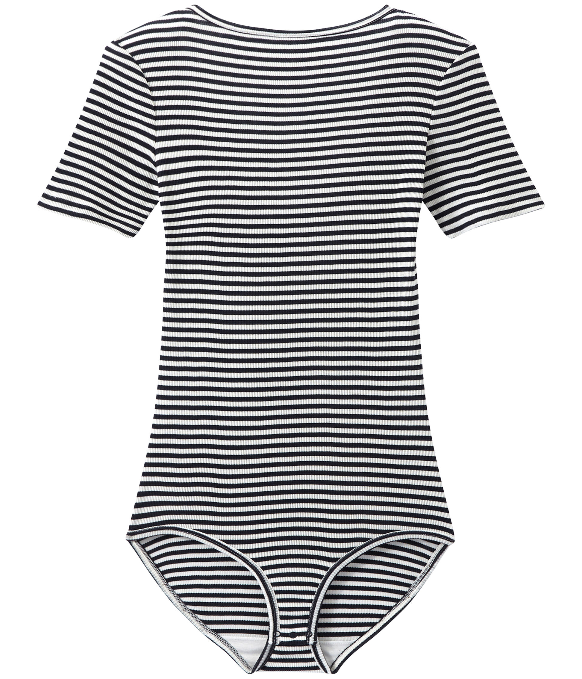 Body donna in cotone effetto seconda pelle SMOKING/LAIT | Petit Bateau