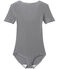 Body donna in cotone effetto seconda pelle blu SMOKING/bianco LAIT