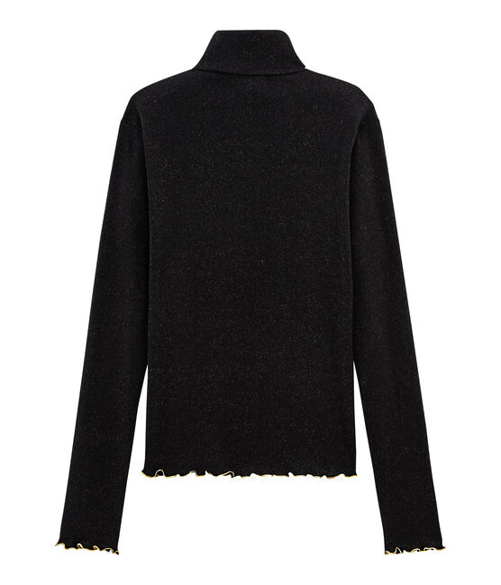 Dolcevita donna con paillette nero NOIR/giallo OR