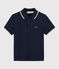 Polo manica corta bambino blu SMOKING