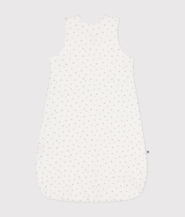 Sacco nanna in cotone neonato TOG 1,5 bianco/blu