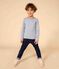 Marinière iconica in cotone bambino unisex AZUL/ MONTELIMAR
