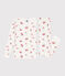 Pigiama per bambini molto aderente in cotone stampato MARSHMALLOW/ PEONIA/ MULTICO