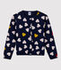 Cardigan in tubique trapuntato bambina