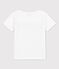 T-shirt in cotone bambina / bambino bianco MARSHMALLOW