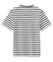 Tee-shirt unisex bianco MARSHMALLOW/blu SMOKING