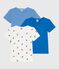 Set di T-shirt a maniche corte in cotone con stampa bambino variante 1