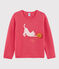 Pullover in lana e cotone bambina rosa ROSE FLASHY