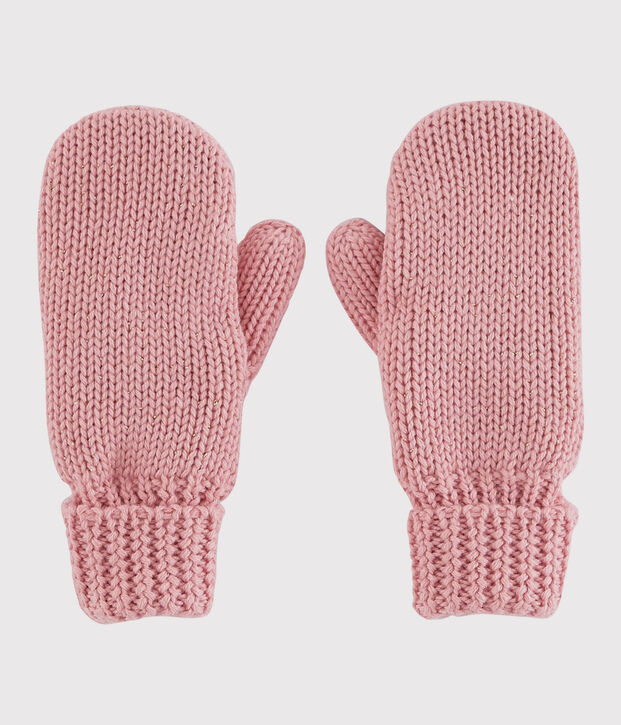 Muffole bambina rosa/giallo