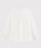 Camicia a manica lunga in popeline bambino bianco MARSHMALLOW/blu SMOKING