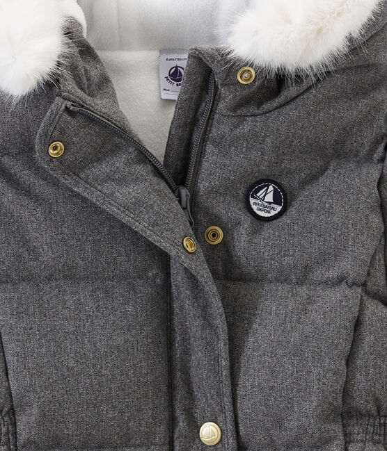 Piumino in flanella grigio GRIS