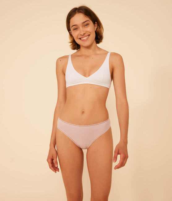 Reggiseno donna in cotone ed elastan bianco MARSHMALLOW