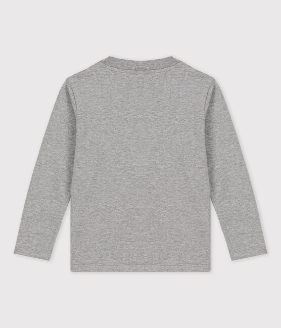 T-shirt bambino a maniche lunghe in cotone grigio SUBWAY CHINE