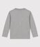 T-shirt bambino a maniche lunghe in cotone grigio SUBWAY CHINE
