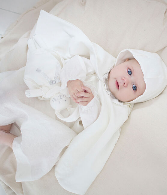 Doudou coniglietto raffinato bianco MARSHMALLOW