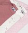 Set di body a maniche lunghe in cotone con stampa a fiori neonata multicolore