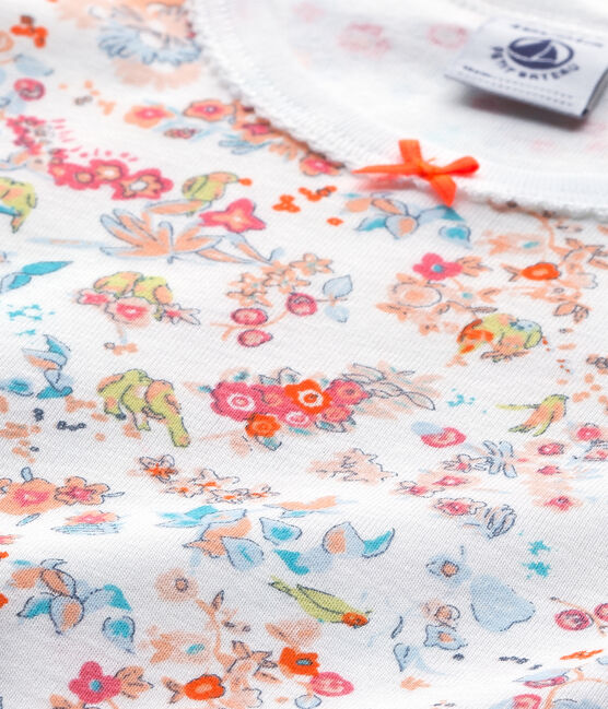 Camicia da notte per bambina stampata bianco ECUME/rosa CUPCAKE/ MULTICO