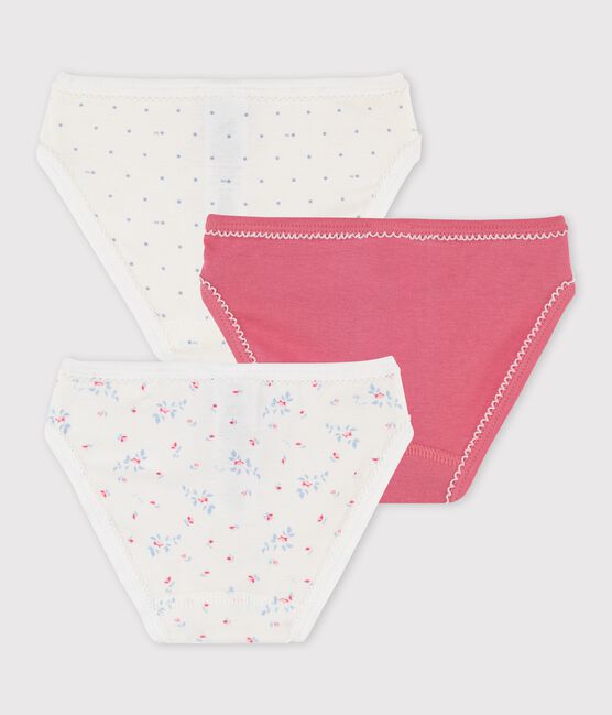 Confezione da 3 slip bambina in cotone variante 1