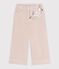 Pantaloni a gamba ampia in velluto bambino GESSO